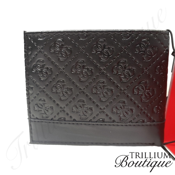 GUESS RFID Protection Black Wallet & Valet NWT - Picture 7 of 9